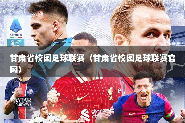 甘肃省校园足球联赛（甘肃省校园足球联赛官网）